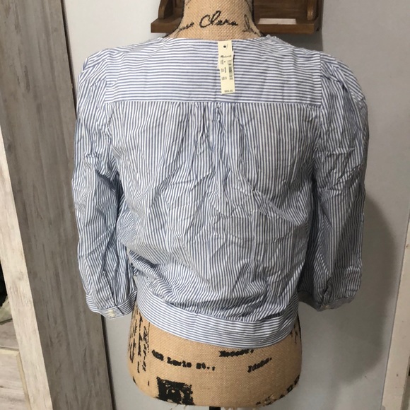 MADEWELL blouse side tie size medium - Picture 3 of 4